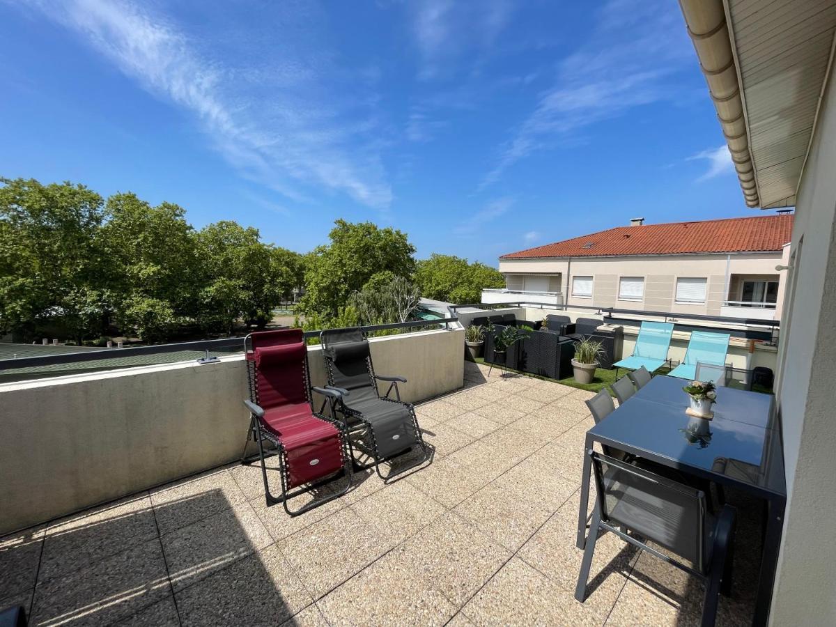 Bngo I Immense Rooftop Lyon I 2 Chambres, 4 Places Parkings, 2 Immenses Terrasses, 8 Personnes Dış mekan fotoğraf